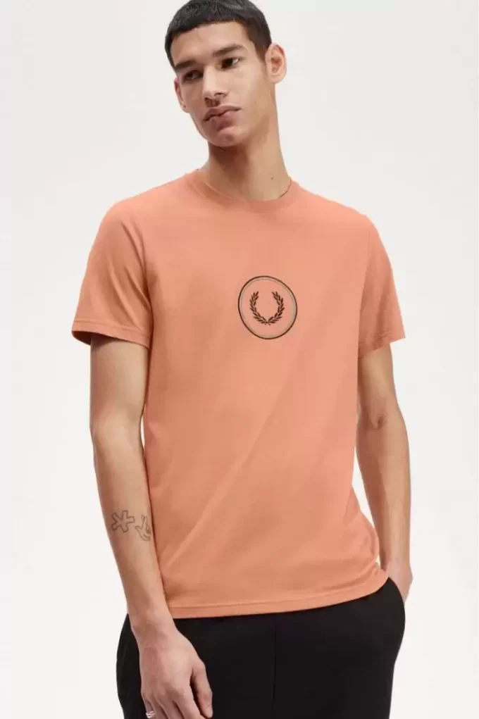T-shirt pour homme avec logo Circle Branding