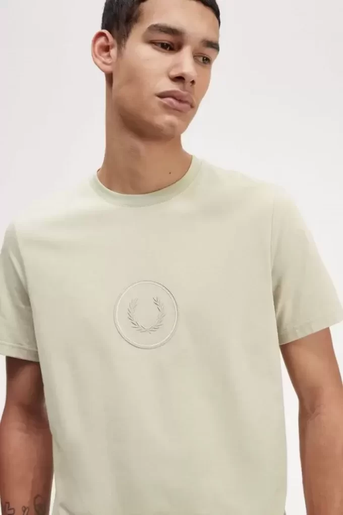 T-shirt pour homme avec logo Circle Branding