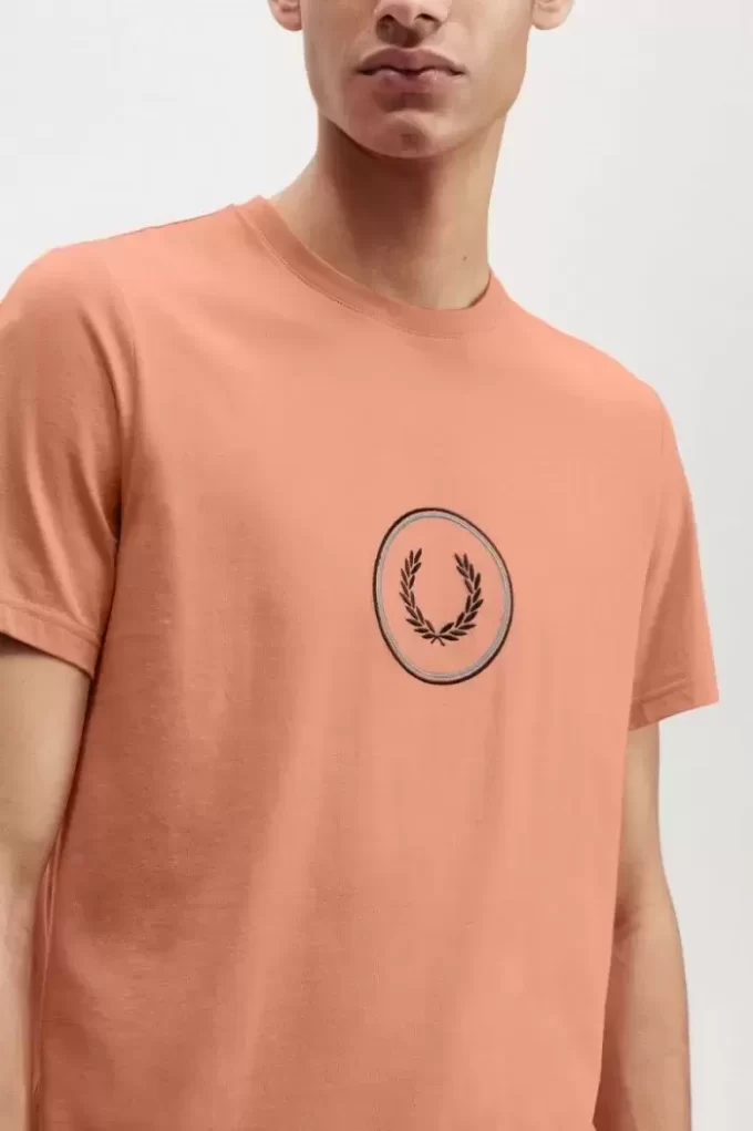 T-shirt pour homme avec logo Circle Branding