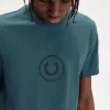 T-shirt pour homme avec logo Circle Branding