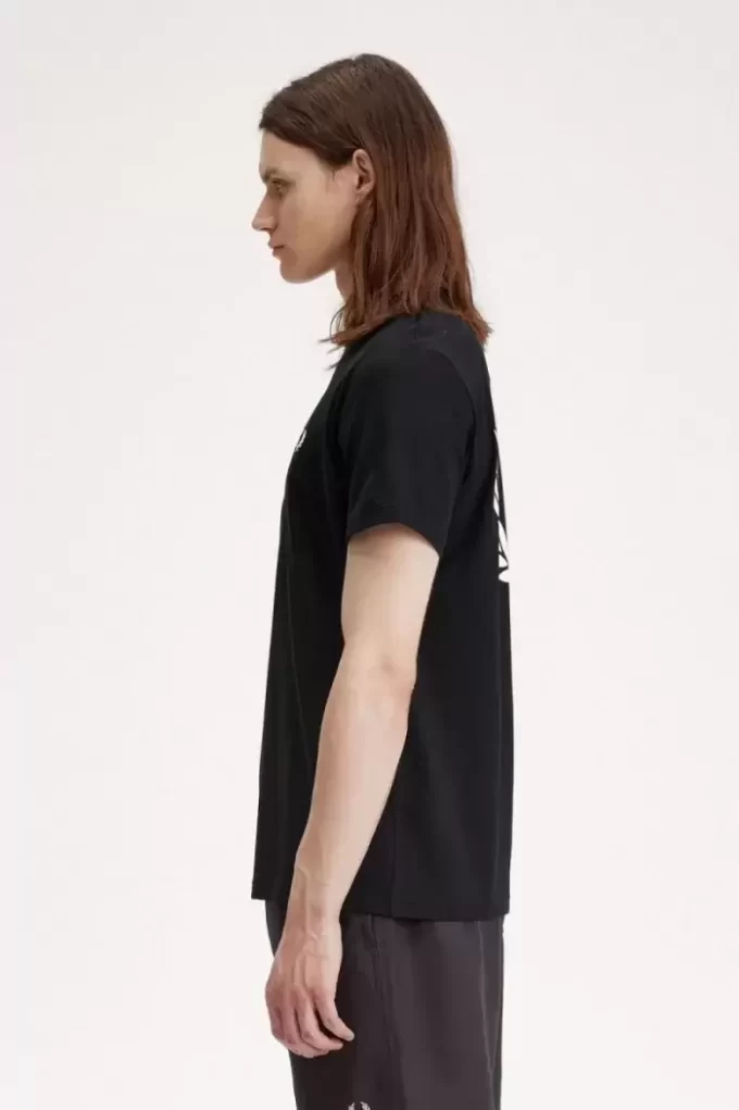 T-shirt pour homme avec motif couronne de laurier