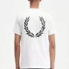 T-shirt pour homme avec motif couronne de laurier
