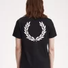 T-shirt pour homme avec motif couronne de laurier
