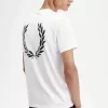 T-shirt pour homme avec motif couronne de laurier