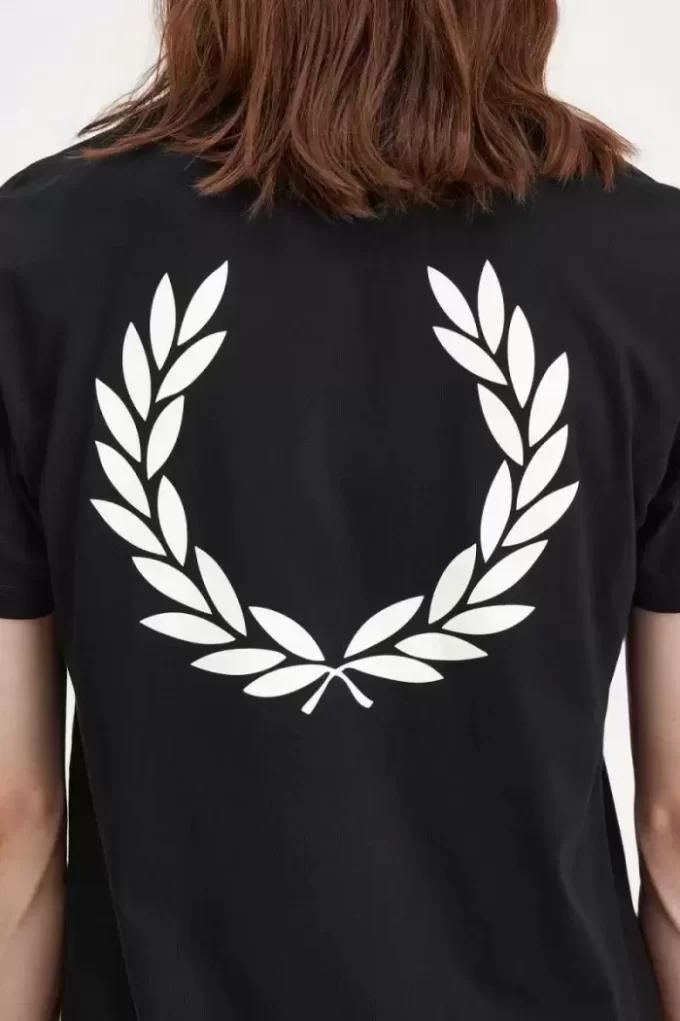 T-shirt pour homme avec motif couronne de laurier