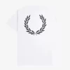 T-shirt pour homme avec motif couronne de laurier