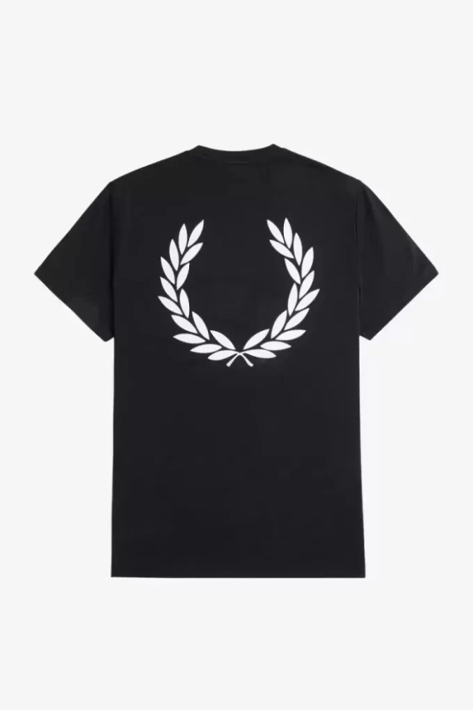T-shirt pour homme avec motif couronne de laurier