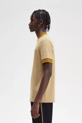 T-shirt pour homme à micro-damier