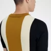 T-shirt rayé en maille fine pour homme