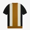 T-shirt rayé en maille fine pour homme