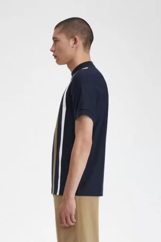 T-shirt à rayures dégradées pour homme
