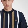 T-shirt à rayures dégradées pour homme