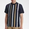 T-shirt à rayures dégradées pour homme
