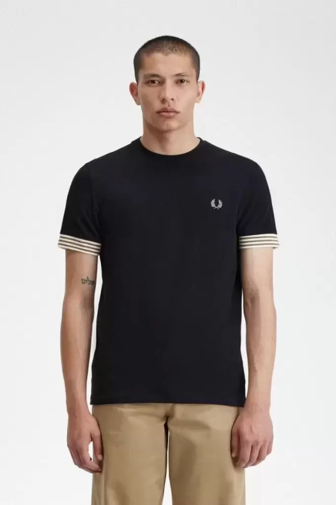 T-shirt à rayures pour homme