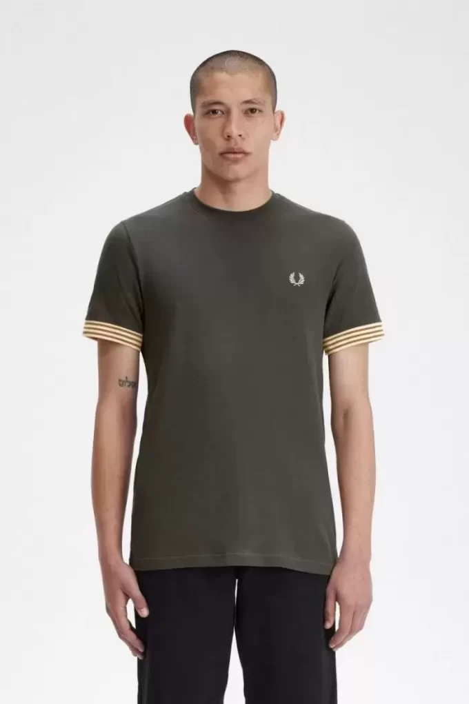 T-shirt à rayures pour homme