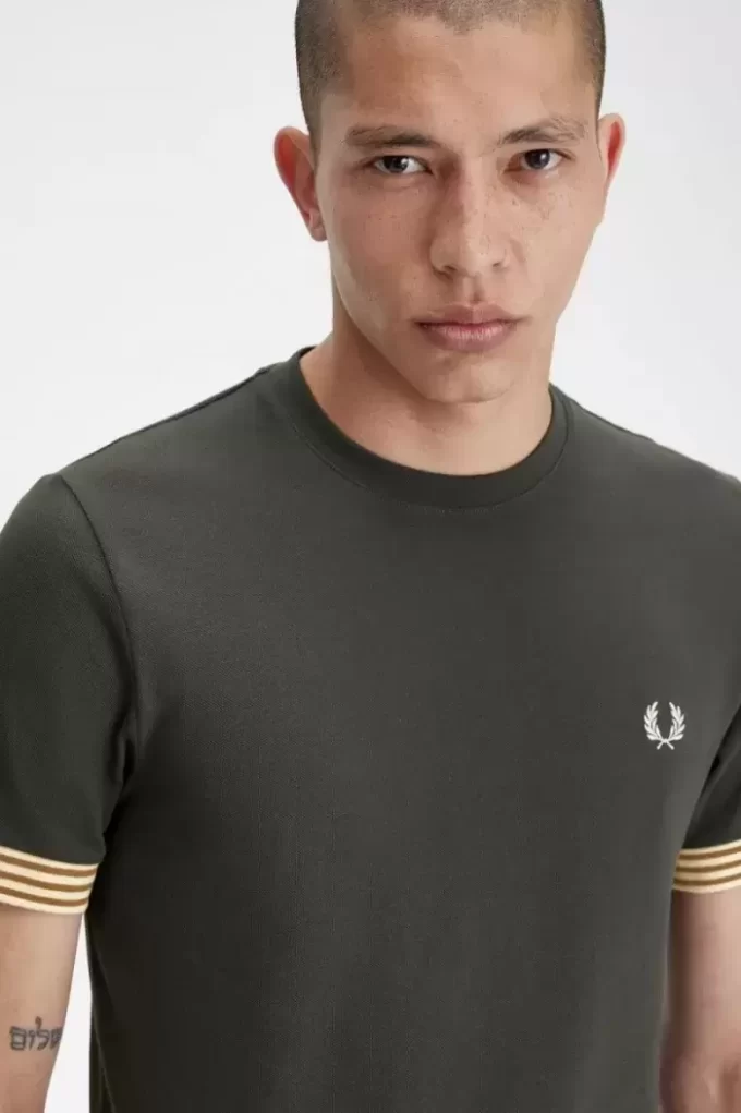T-shirt à rayures pour homme