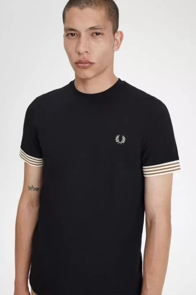 T-shirt à rayures pour homme