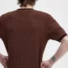 T-shirt tricoté texturé pour homme