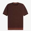 T-shirt tricoté texturé pour homme