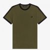 T-shirts à bande tonale Ringer