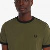 T-shirts à bande tonale Ringer
