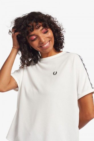 T-shirts Boxy à bandes adhésives