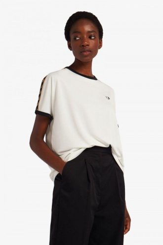 T-shirts Boxy à bandes adhésives