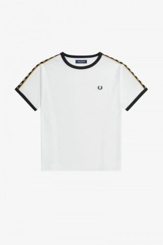 T-shirts Boxy à bandes adhésives