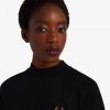 T-shirts à col montant avec détails de badge