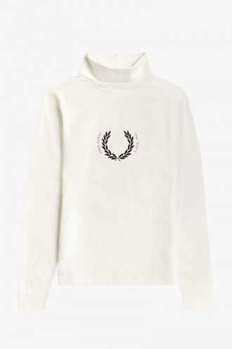 T-shirts à col roulé avec couronne de laurier