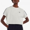 T-shirts courts à bandes contrastantes