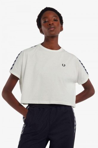 T-shirts courts à bandes contrastantes