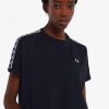 T-shirts courts à bandes contrastantes