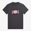 T-shirts à imprimé couronne de laurier