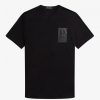 T-shirts imprimés avec patch sur la poitrine