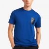 T-shirts imprimés avec patch sur la poitrine