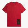 T-shirts à ourlet imprimé