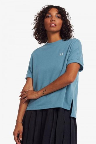 T-shirts piqués boxy