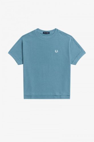 T-shirts piqués boxy