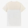 T-shirts piqués à empiècements en tissu éponge