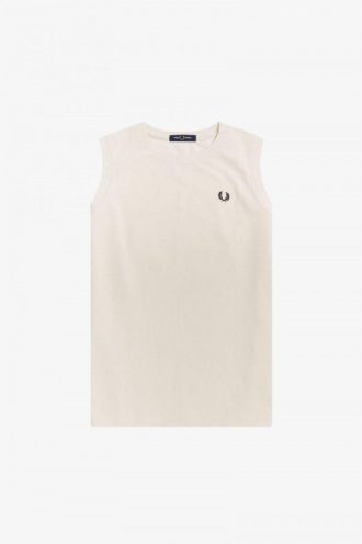 T-shirts sans manches à motif ringer