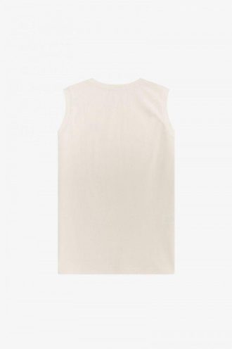 T-shirts sans manches à motif ringer