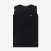 T-shirts sans manches à motif ringer