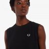 T-shirts sans manches à motif ringer
