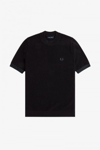 T-shirts tricotés à bordure Space Dye