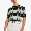 T-shirts tricotés en jacquard