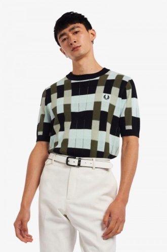 T-shirts tricotés en jacquard