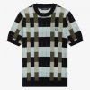 T-shirts tricotés en jacquard