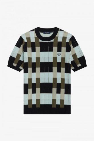 T-shirts tricotés en jacquard