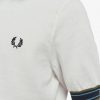 T-shirts tricotés à poignets rayés